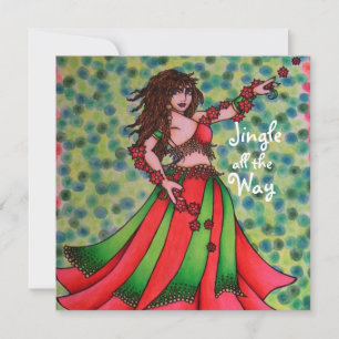 Tarjetas de Bailarina del Vientre de Jingle all th