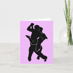 Tarjetas de bailarines de Tango Personalizadas con