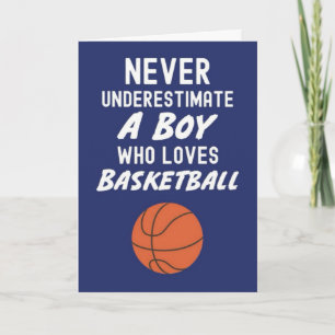 Tarjetas de Baloncesto Azules Marinos Lindas para 