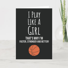 Tarjetas de Baloncesto Lindas para Niñas para Niño