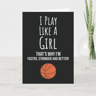 Tarjetas de Baloncesto Lindas para Niñas para Niño