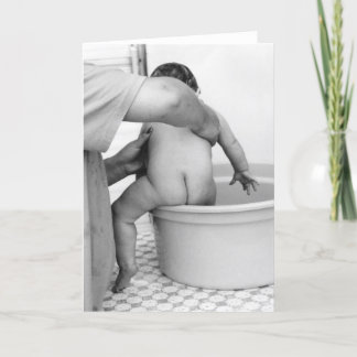 Tarjetas de baño para bebés