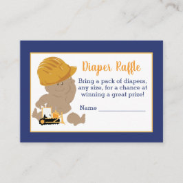 Tarjetas de barrido de pañales Baby Shower de cons