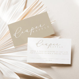 Tarjetas de barrido para pañales Baby Shower con g