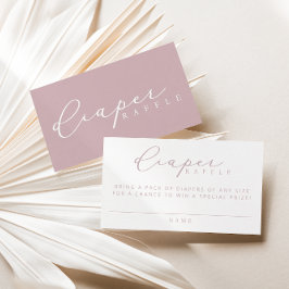 Tarjetas de barrido para pañales Baby Shower con g