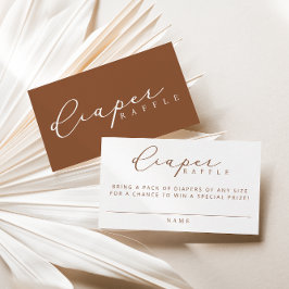 Tarjetas de barrido para pañales Baby Shower con g