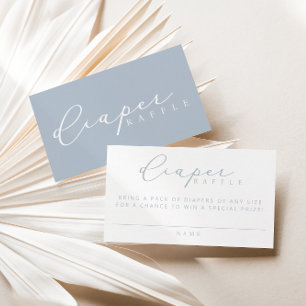 Tarjetas de barrido para pañales Baby Shower con g