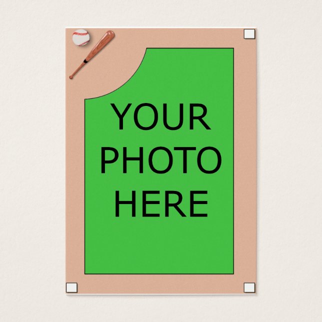 Tarjetas de béisbol de personalizable (Frente)