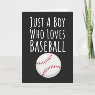 Tarjetas de béisbol lindas para niños pequeños fan