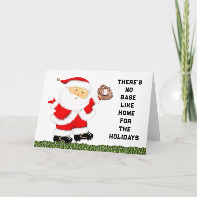 Tarjetas de béisbol para el navidad (Anverso)