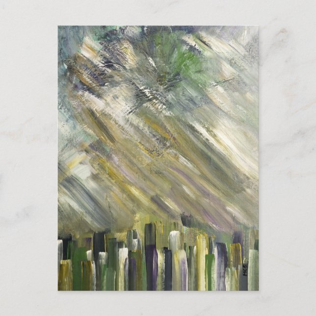 Tarjetas de Bella Artes de Ciudad Urbana Resumen V (Anverso)