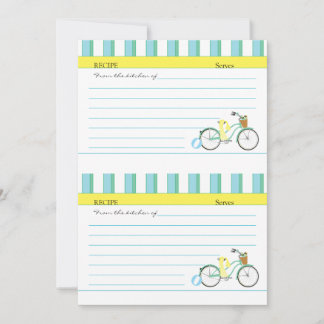Tarjetas de bicicleta de playa