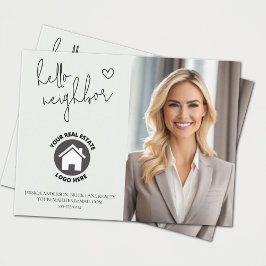 Tarjetas de bienes raíces personalizadas para veci