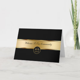 Tarjetas de bienvenida inmobiliaria