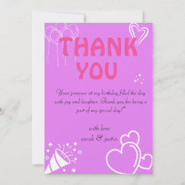 Tarjetas de bienvenida Pastel Pink Birthday Bliss