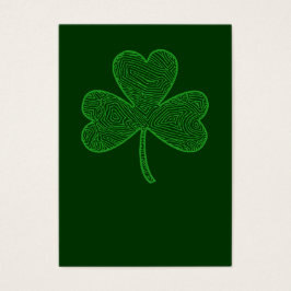 Tarjetas de billetera Shamrock St. Patrick's Day