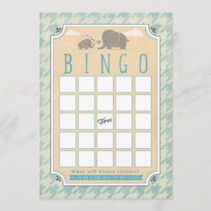 Tarjetas de Bingo Baby Shower