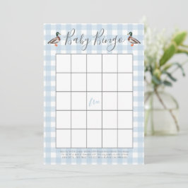 Tarjetas de bingo de Baby Shower Duck