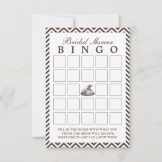 Tarjetas de Bingo de Despedida de Soltera con Somb