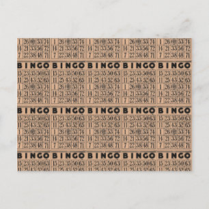 tarjetas de bingo vintage