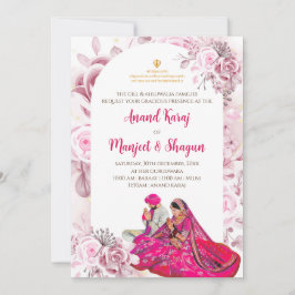 tarjetas de boda Anand Karaj y invitaciones Sikh
