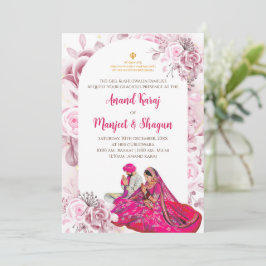 tarjetas de boda Anand Karaj y invitaciones Sikh