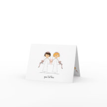 Tarjetas de boda de Bride and Bride