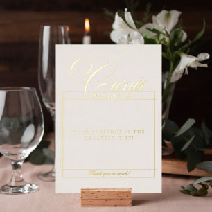 Tarjetas de boda de caligrafía de marfil clásico r