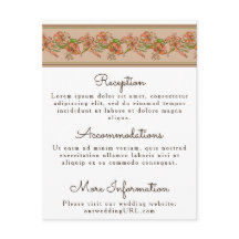 Tarjetas de boda de Lirios de Tigre