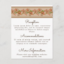 Tarjetas de boda de Lirios de Tigre