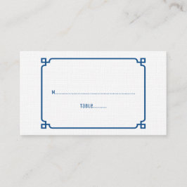 Tarjetas de Boda de Moda de Deco Azul Lapis