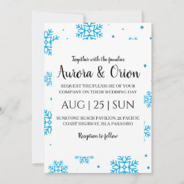 tarjetas de boda de navidad con tipografía elegant