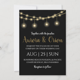 tarjetas de boda de Navidad con tipografía elegant