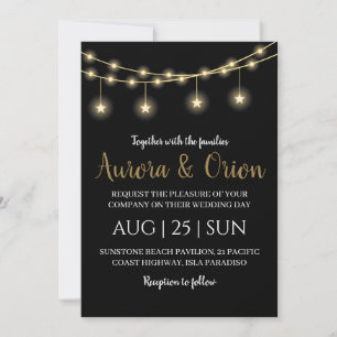 tarjetas de boda de Navidad con tipografía elegant