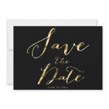 Tarjetas de boda de Save The Date elegantes de col