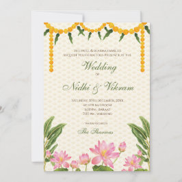 tarjetas de boda del sur de la India y tarjetas de