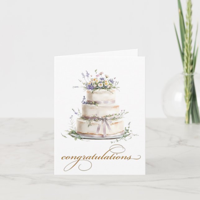 Tarjetas de Boda Felicitaciones (Anverso)