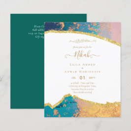 TARJETAS DE BODA NIKAH Islámicas Bismillah PRESUPU