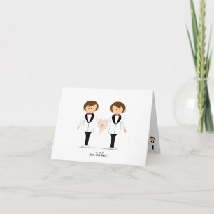 Tarjetas de Boda para Dos Novios