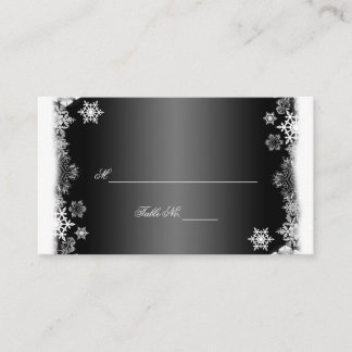 Tarjetas de Boda para los copos de nieve en blanco