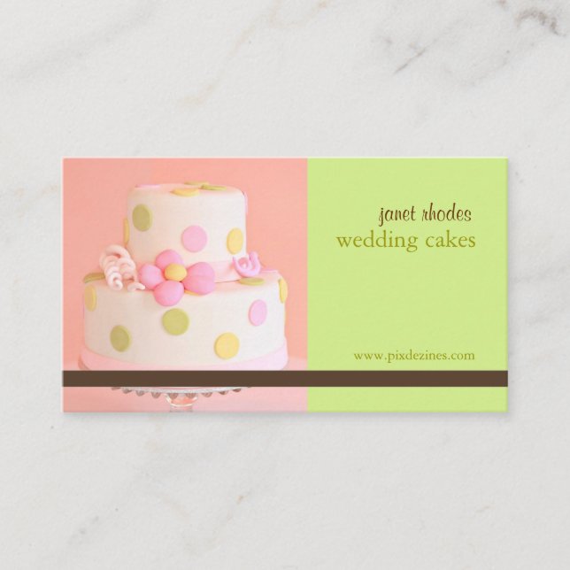 Tarjetas de boda rosa y chocolate (Anverso)