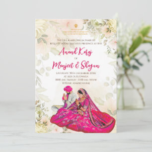 tarjetas de boda Sikh y invitaciones Anand Karaj