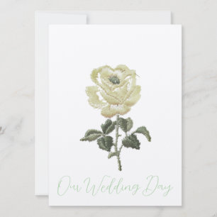 TARJETAS DE BODA Tarjeta plana ESTILO DE ARTE Y DI
