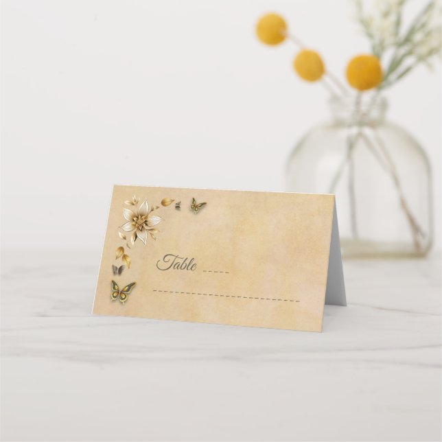 Tarjetas de boda y tarjetas de acompañamiento (Anverso)