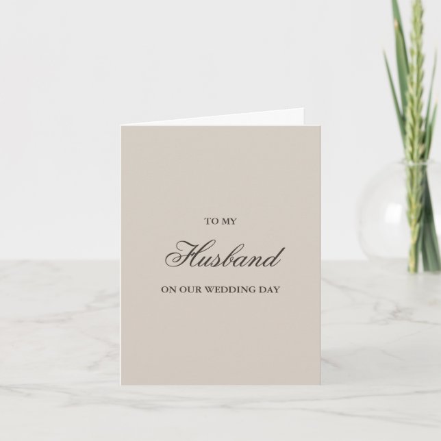 Tarjetas de bodas para mi esposo (Anverso)