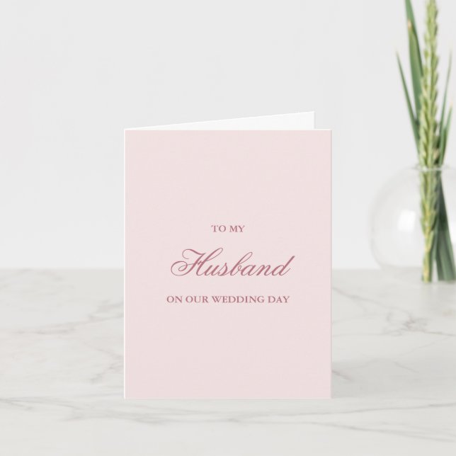 Tarjetas de bodas para mi esposo (Anverso)