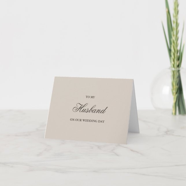 Tarjetas de bodas para mi esposo (Anverso)