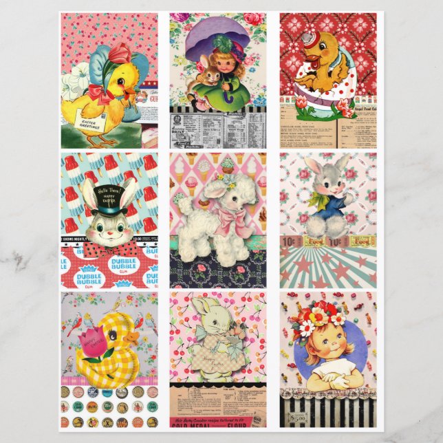 Tarjetas de bolsillo de Pascua Tarjetas ATC de Pas (Anverso)