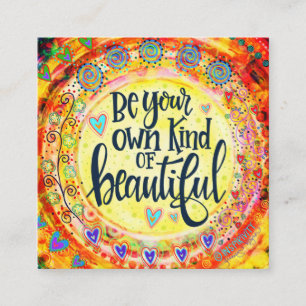 Tarjetas de bondad de "Be Beautiful"