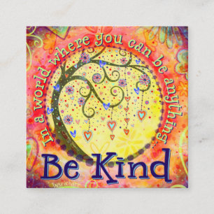 Tarjetas de bondad de "Be Kind"